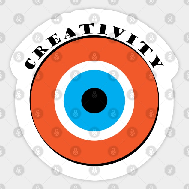 Evil Eye, Creativity Sticker by DickinsonDesign